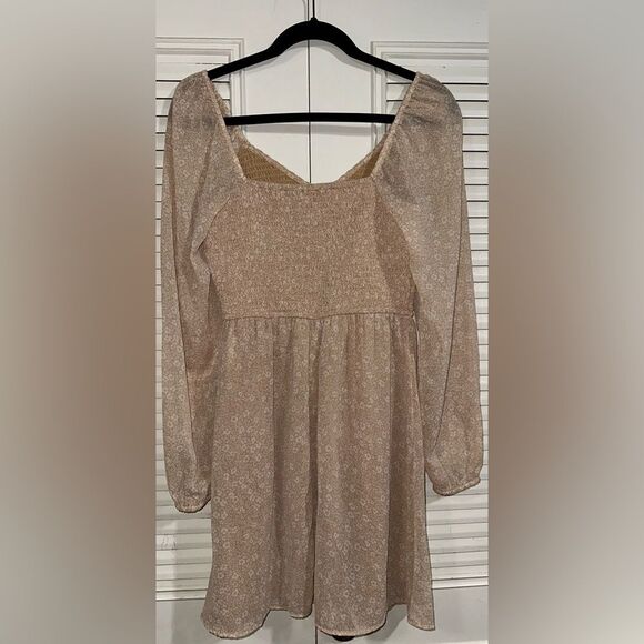 Japna Women’s Smocked Sweetheart Neckline Floral Boho Dress Size‎ S - Picture 4 of 8